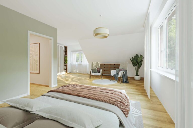 Schlafzimmer Visualisierung
