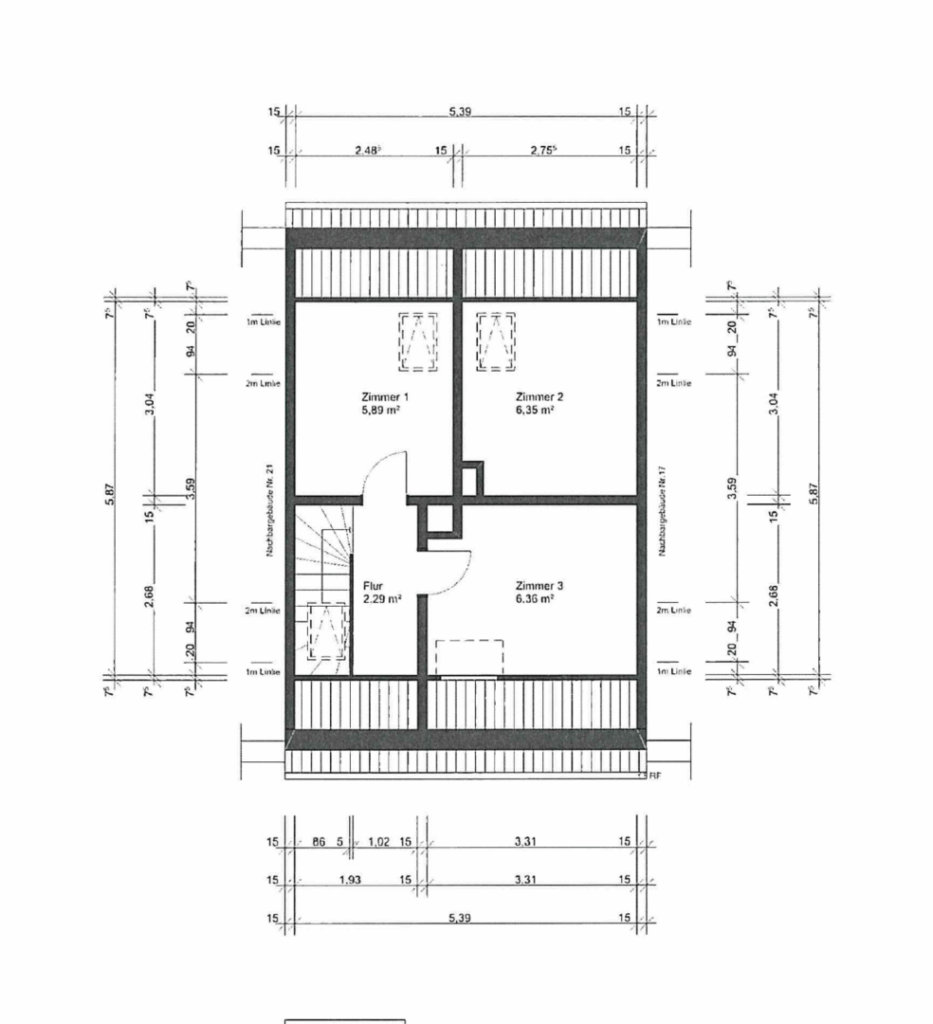 Grundriss Dachgeschoss