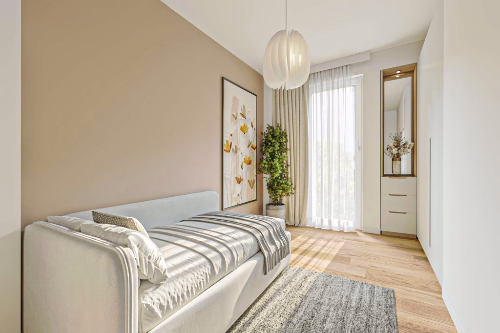 Schlafzimmer-Visualisierung