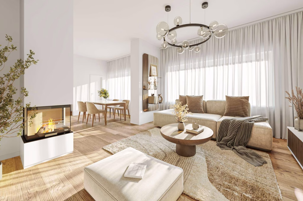 Wohnzimmer-Visualisierung