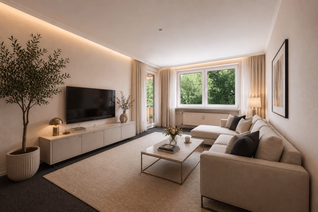 Wohnzimmer Visualisierung